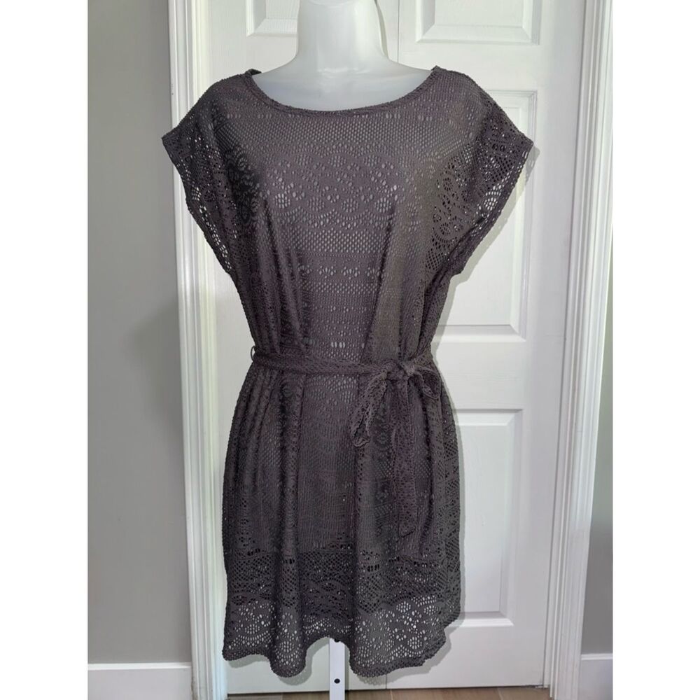 Merona Crochet Swimsuit Coverup Dress with Tie-Waist